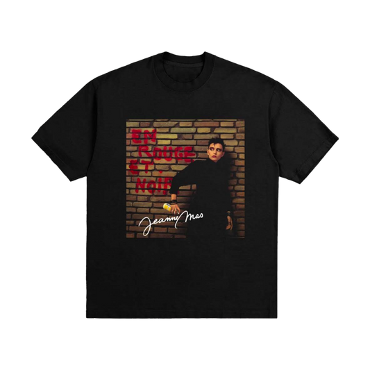 JEANNE MAS | T-SHIRT ROUGE ET NOIR